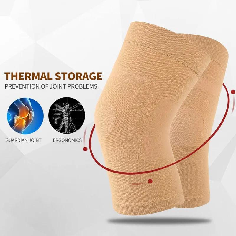 2Pcs Lightweight Knee Compression Sleeves Knee Brace Support For Joint Pain Relief Arthritis Acl Mcl Gym Sports Injury Recovery
