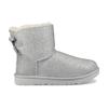 UGG Mini Bailey Bow Sparkle 'Silber' Damen 1100053-SLVR