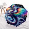 1pc Dragon with Vibrant Colors and Majestic Wings Automatic Open/CloseUmbrella,Compact Umbrella for Men & Women Day Gift.C076