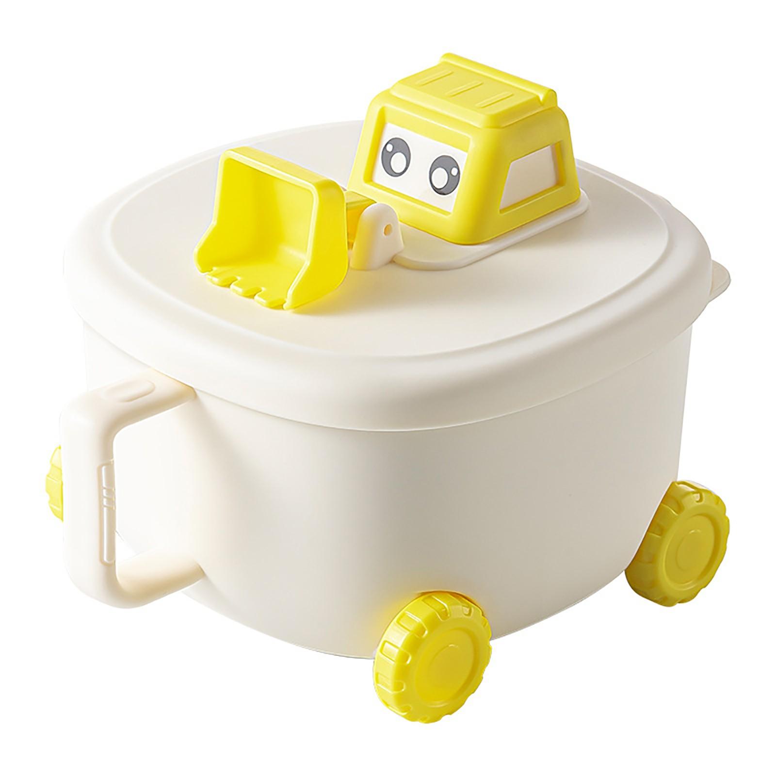 

Детская изолированная миска для дома и улицы, миска двойного назначения, устойчивая к падениям, противоожоговая присоска для детей One Size белый