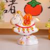 Xiaoma CAI CAI Rotating Fun Table Decoration, Xiaoma Doll, Horse Year Zodiac Figurine