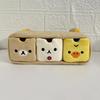 Cartoon Stationery Storage Plush Compartment Box 2025 Desktop Storage