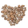 Unfinished Wood Slices Discs Cutouts with Tree Bark for Art Paint DIY Craft Coaster Christmas Hanging Ornament Wedding Decor