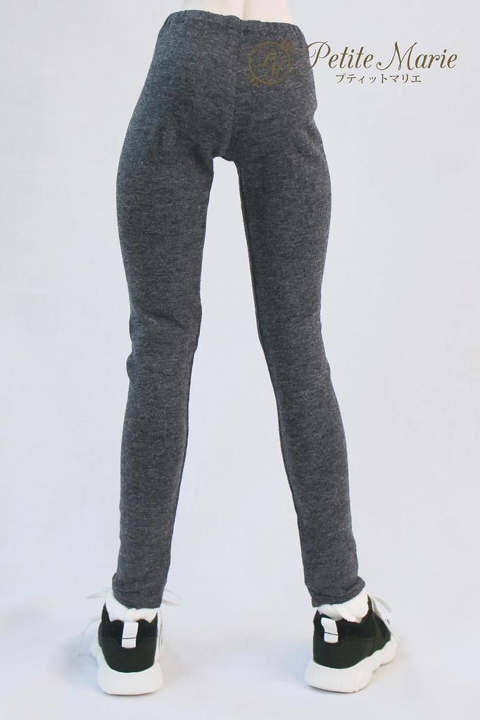 [Petite Marie] 13 DD Compatible 910 Length Leggings, Dark Gray, Tights, Fitness Pants, Leggings, Daily Pants, Casual Pants, 60cm Doll, BJD, Doll
