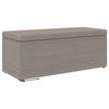 Stool Taupe 101 X 41 X 40 Cm Fabric and Particleboard