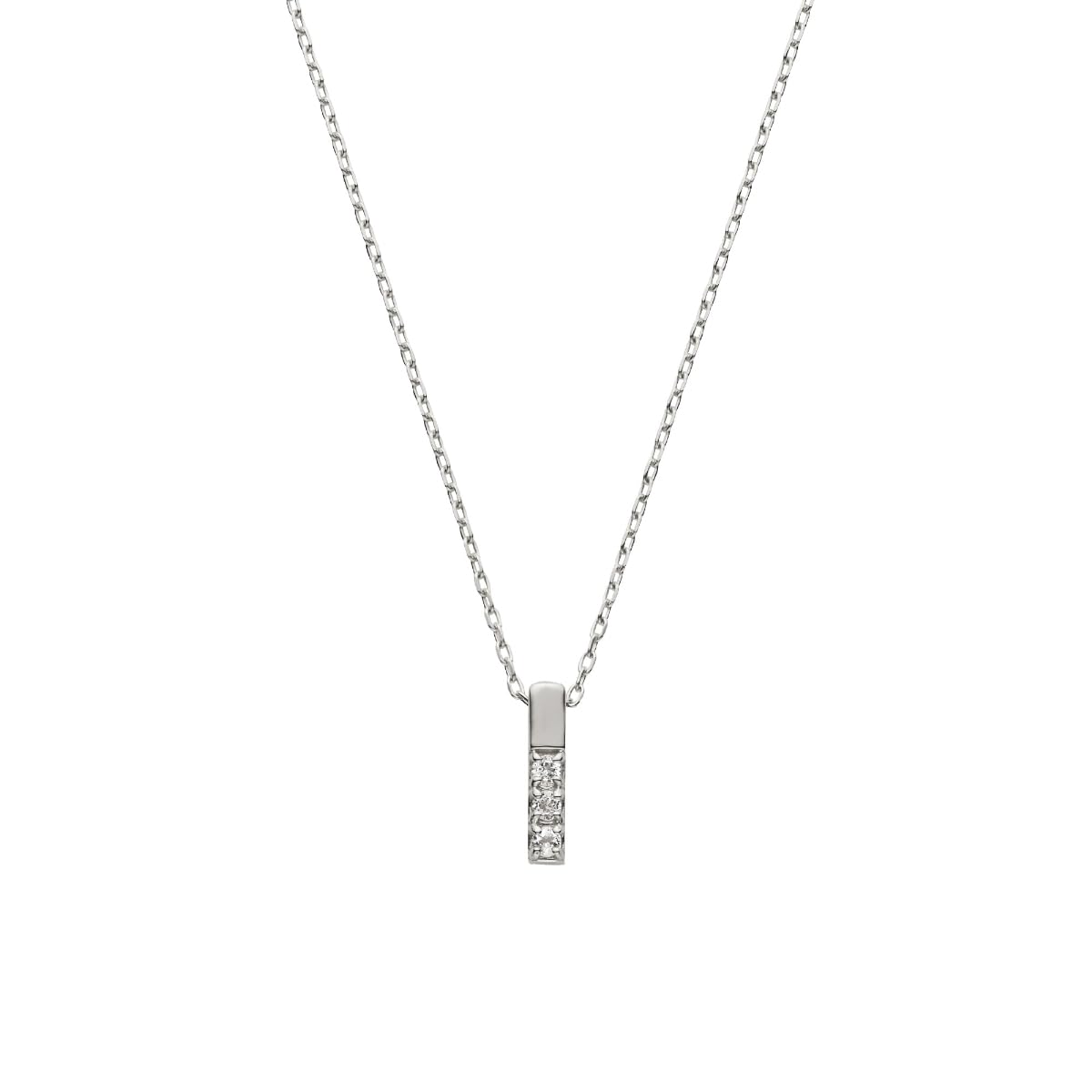 

Vendome K10 white gold necklace white topaz GJBN051440TH [VIE Aoyama]