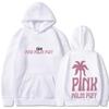 2025 Trending Men's & Women's Coconut Tree Pink Hoodie