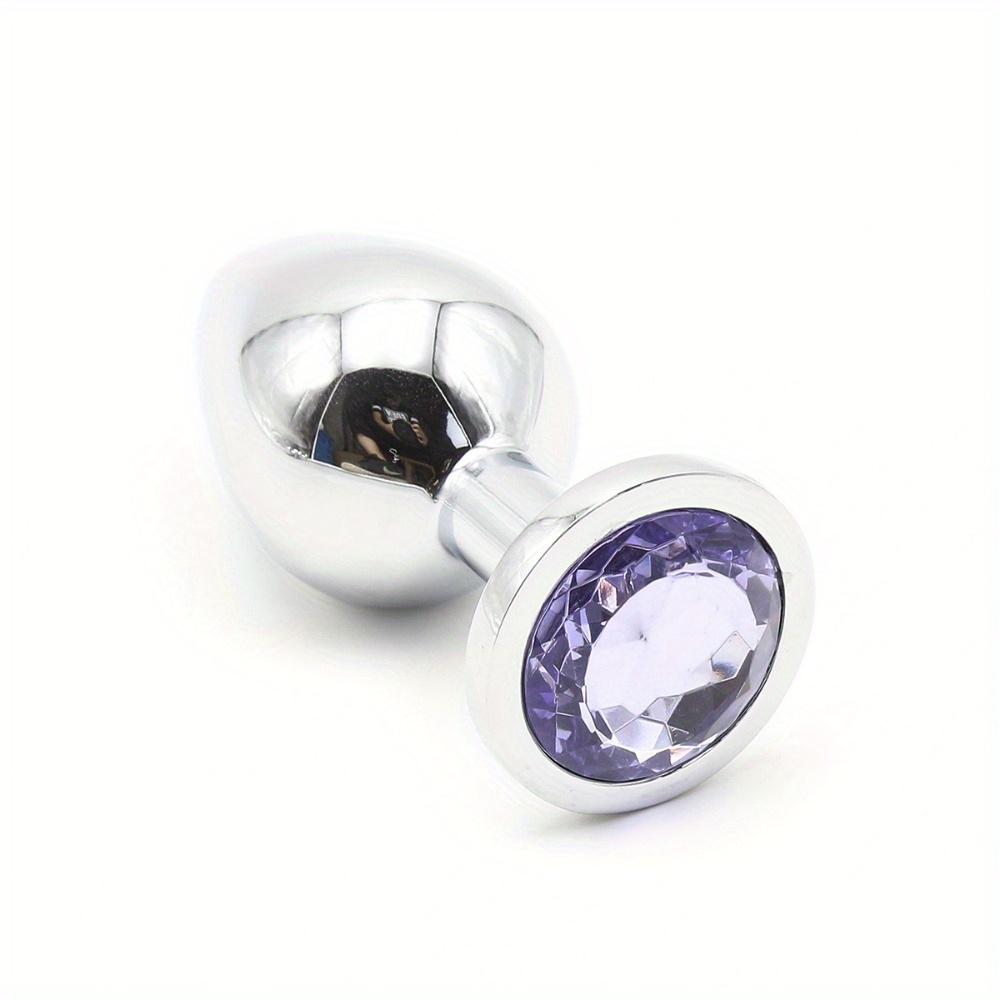 Mini Jewelry Colorful Metal Anal Plug Butt Plug Anal Dilator Crystal Prostate Massager Stimulation Adults Sex Products for Women