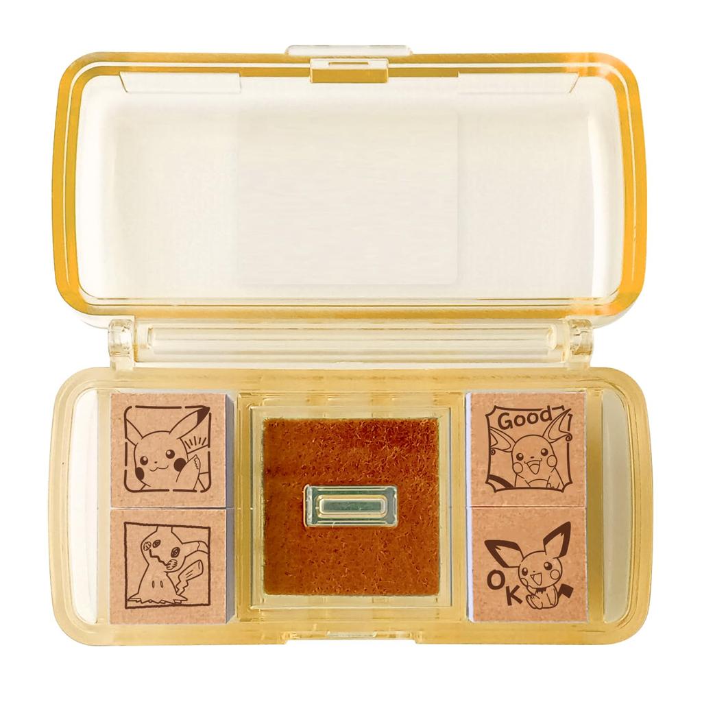 Showa Note Pokemon Stamp Mini Stamp Pikachu and Friends SGM-028