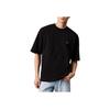 Calvin Klein Round Neck Loose Fit Embroidered Short Sleeve T-Shirt Men Tops Black J30J326458-BEH