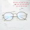 Polygon Glasses Men Vintage Octagon Blue Blocking Luxury Brand Metal Eyewear  0 -0.5 -1.0 -1.5 -2.0 To -6.0