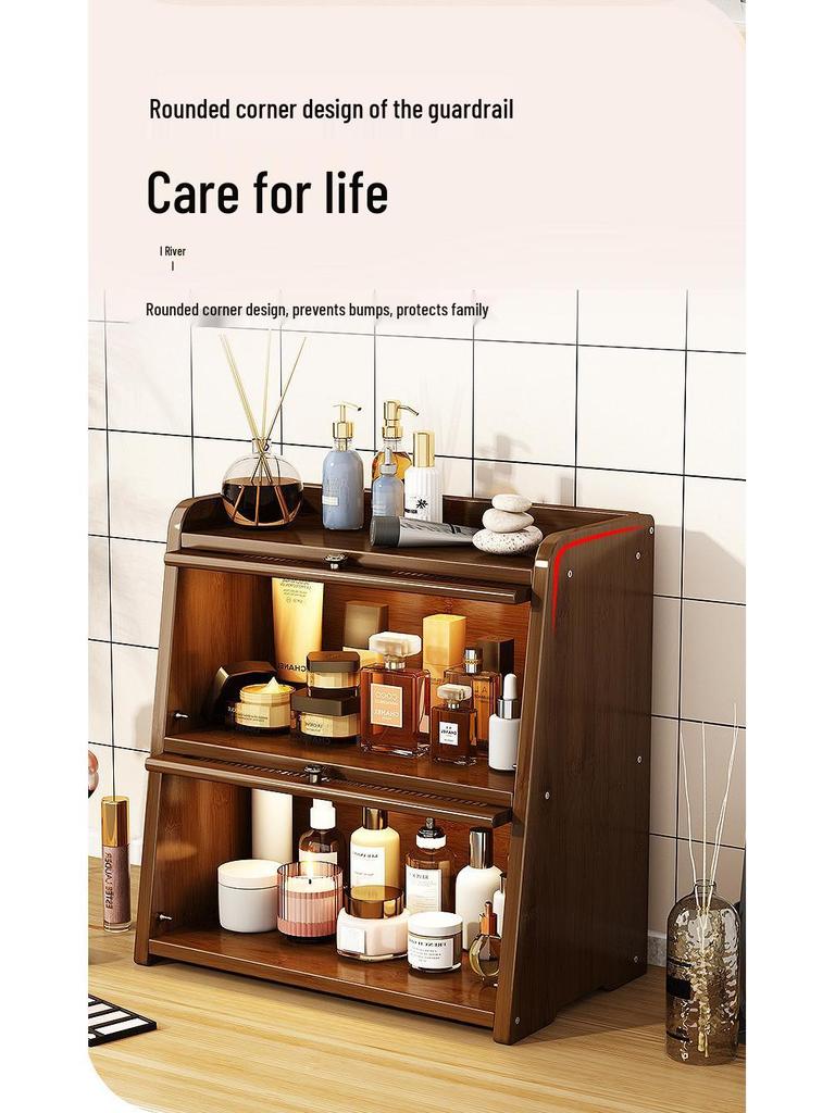 Solidna drewniana komoda i szafka do przechowywania w kolorze orzechowym do jadalni