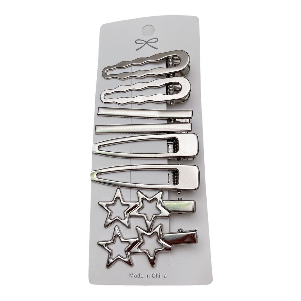 8 Pezzi Fermagli Metallici per Capelli da Donna Fermagli Brillanti con Strass per Styling Frange Laterali Accessori Quotidiani da Festa