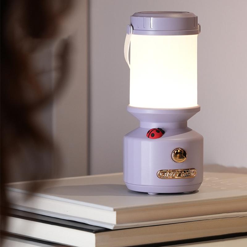 Led Camping Lamp Hanging Rechargeable Camping Lighting Lights 3 Color Stepless Dimming Outdoor Portable Emergency Camping Light Decor