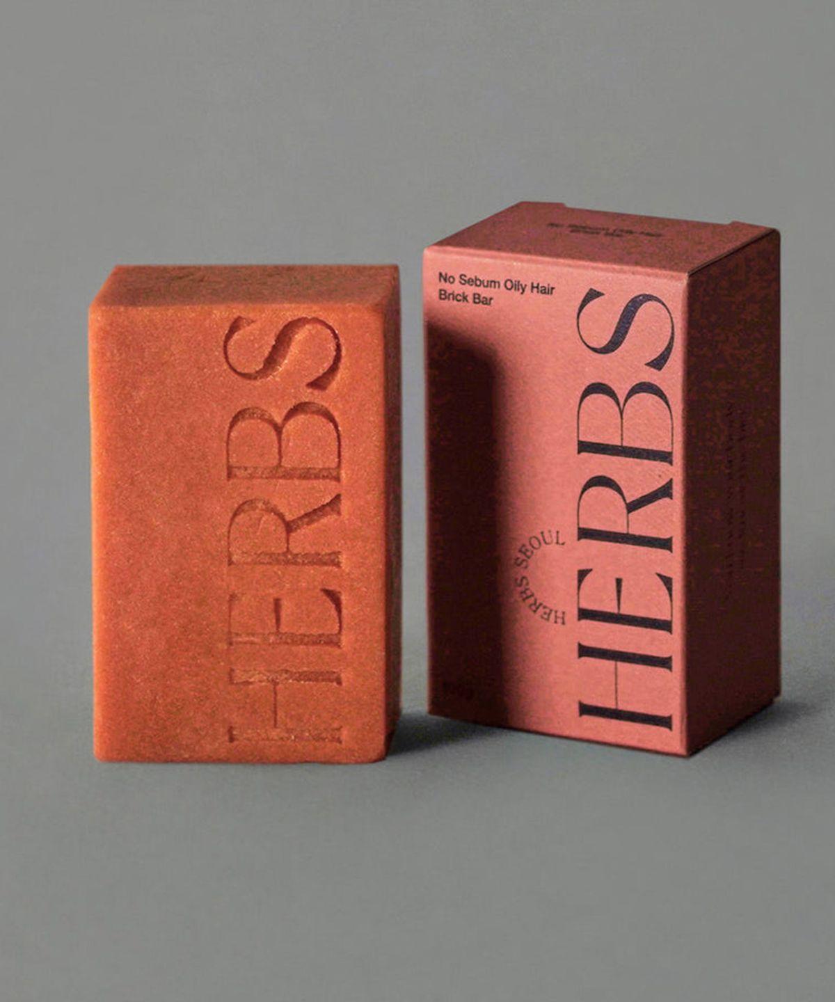 [Free Pouch] No Sebum Shampoo Bar Oil-Free Brick Bar (Mildly Acidic, Non-Irritating) Oily Hair & 2-Pack Dual Set 200g