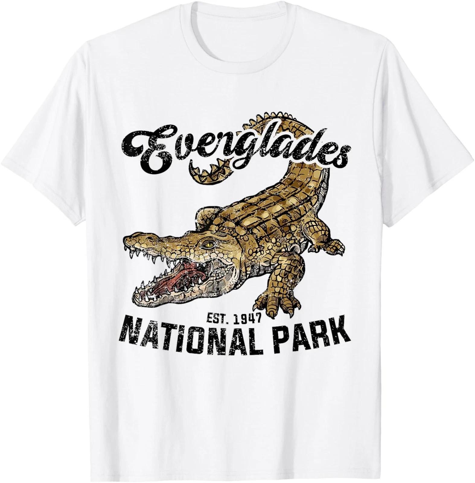 Everglades Florida National Park Crocodile Alligator Unisex T-Shirt XXXXL