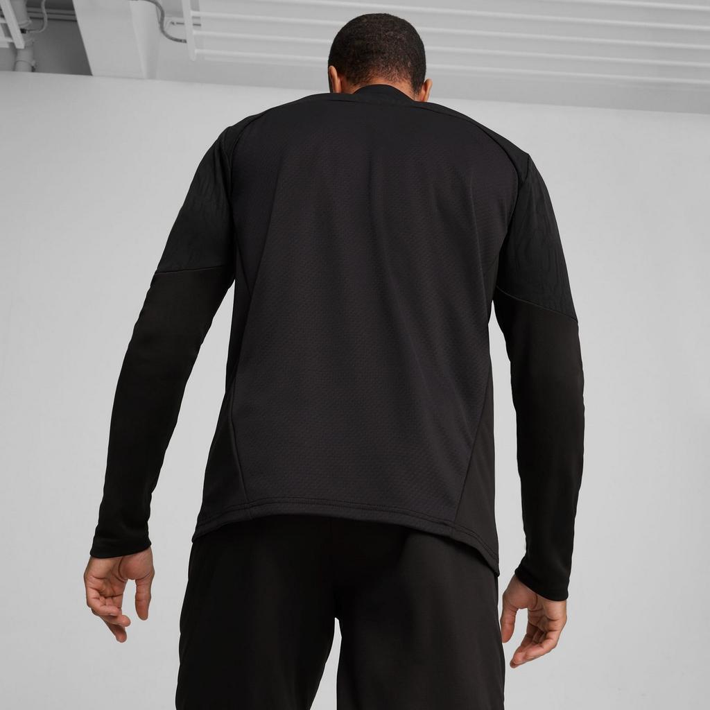 Puma Teamfinal Training Men' T-Shirt 1/4 Zip Black 65855103 R