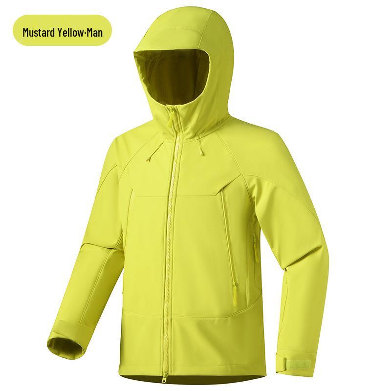 Couple's Soft Shell Jacket - Cold-Resistant, Breathable, Warm, Casual Outdoor Sports Wear