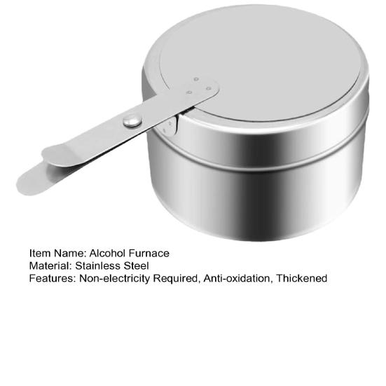Alcohol Furnace Non-electricity Required Anti-oxidation Cooking Stainless Steel Liquid Alcohol Buffet Heater Camping Supply