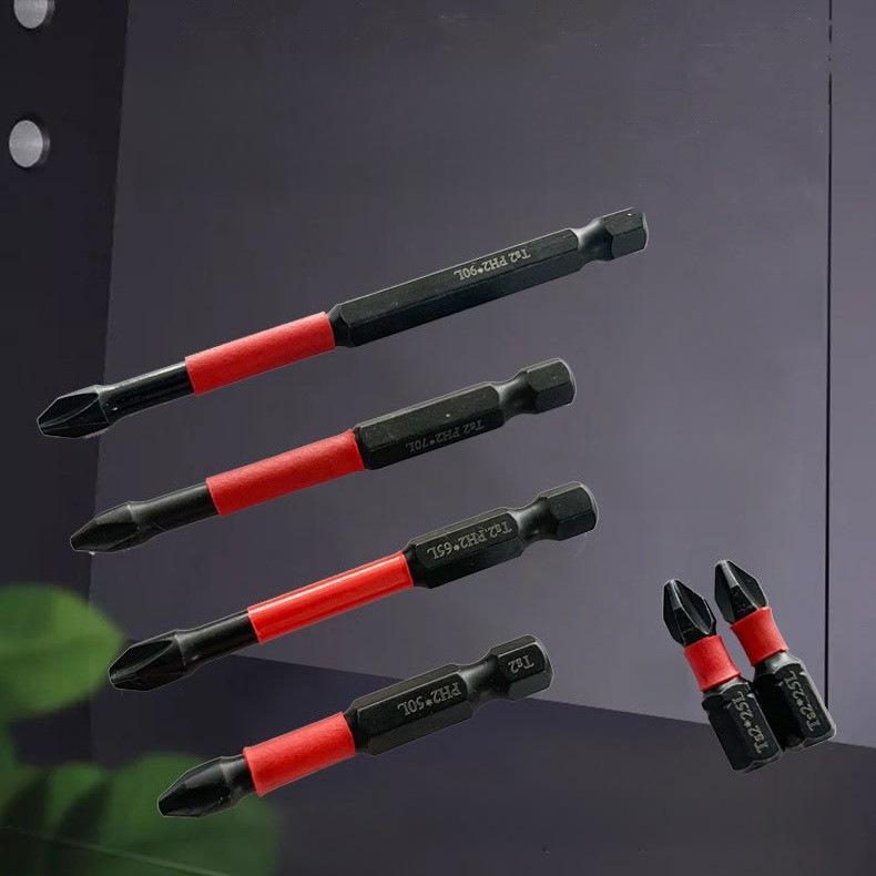 Durable Magnetic Non-Slip Screwdriver Bits Set - Impact Resistant & High Hardness
