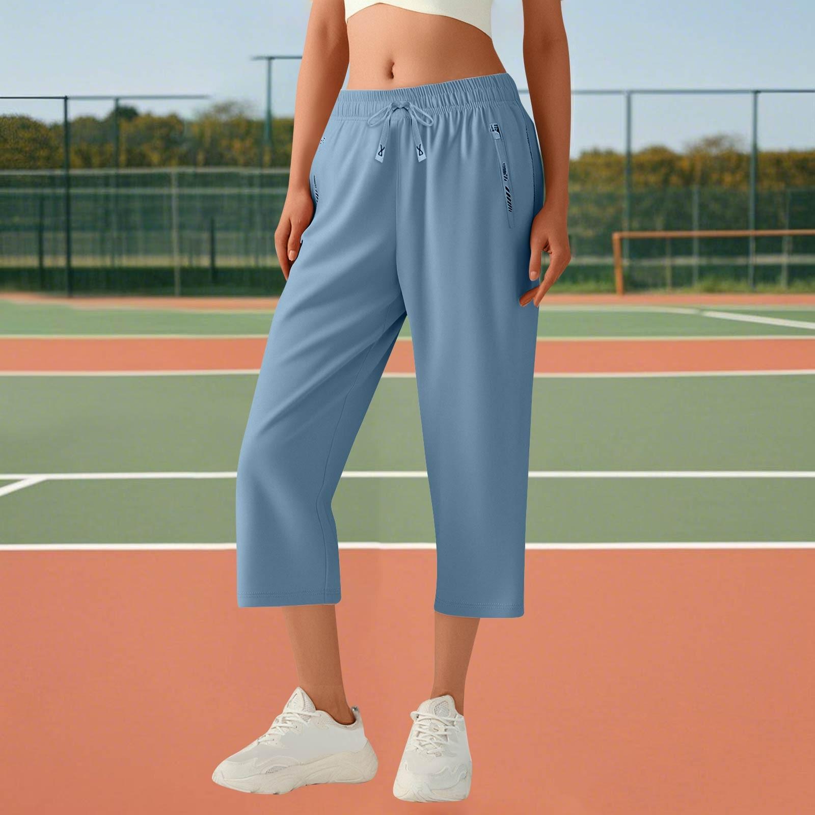 

Женские повседневные хлопковые и льняные однотонные длинные прямые брюки с эластичной резинкой на талии L синий