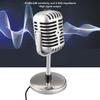 Classic Vintage Microphone Clear Sound Wired Microphone Retro Condenser Mic  Karaoke
