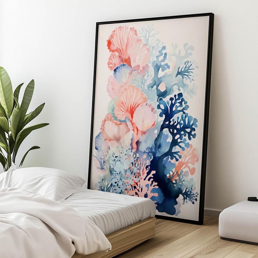 Podwodna Harmonia Podwodna Harmonia, 40X50 Cm, Bez Ramy, Papier Matowy 230 Gsm