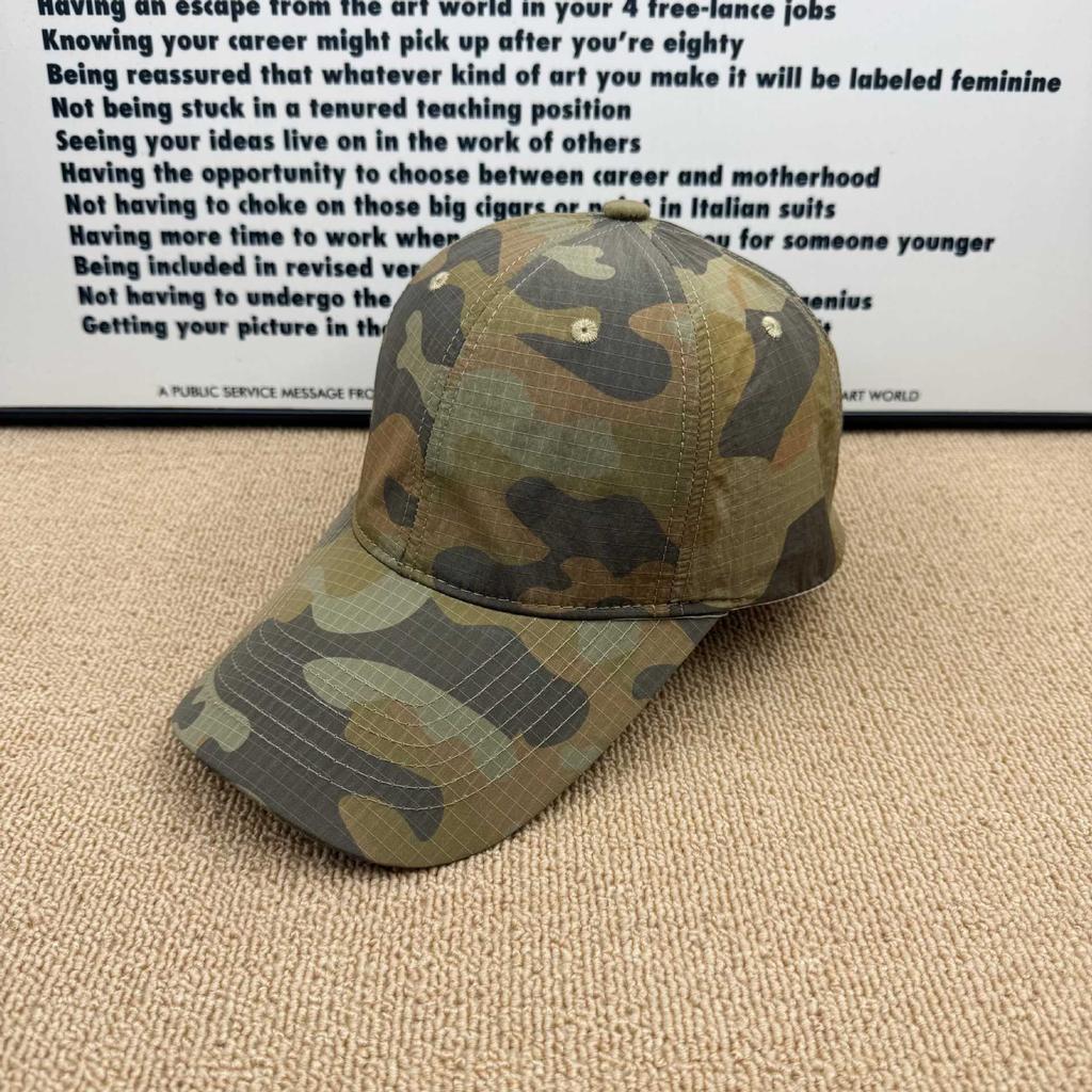 Camouflage quick-drying baseball cap men's and women's new outdoor mountaineering visor breathable sunscreen sports cap