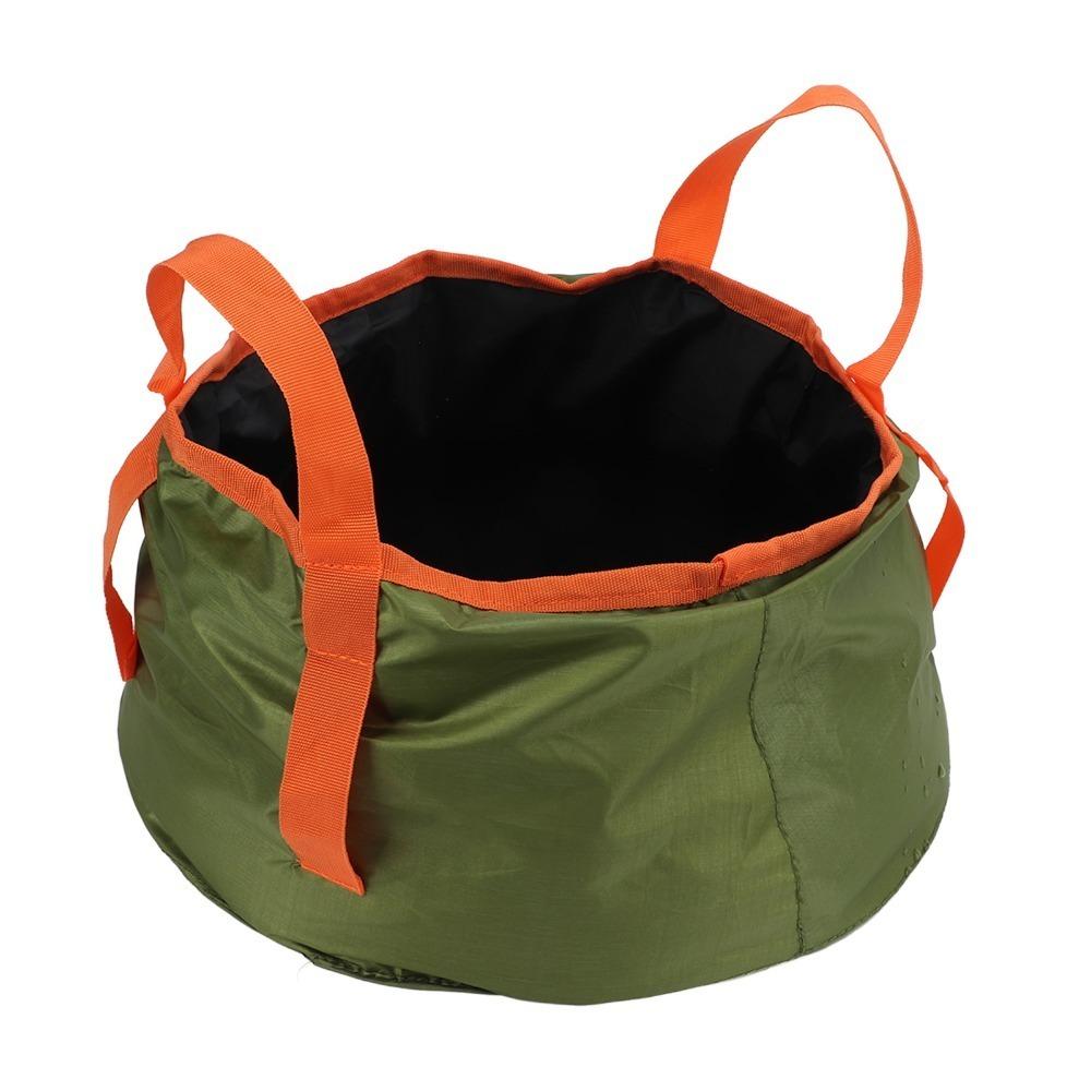 Thickened Collapsible Bucket Leakproof Reinforced Handle Portable Water Container With Storage Bag Lightweight Foldable Bucket