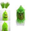 Christmas Grinch Gloves Terrifying Green Monster Costume Accessories