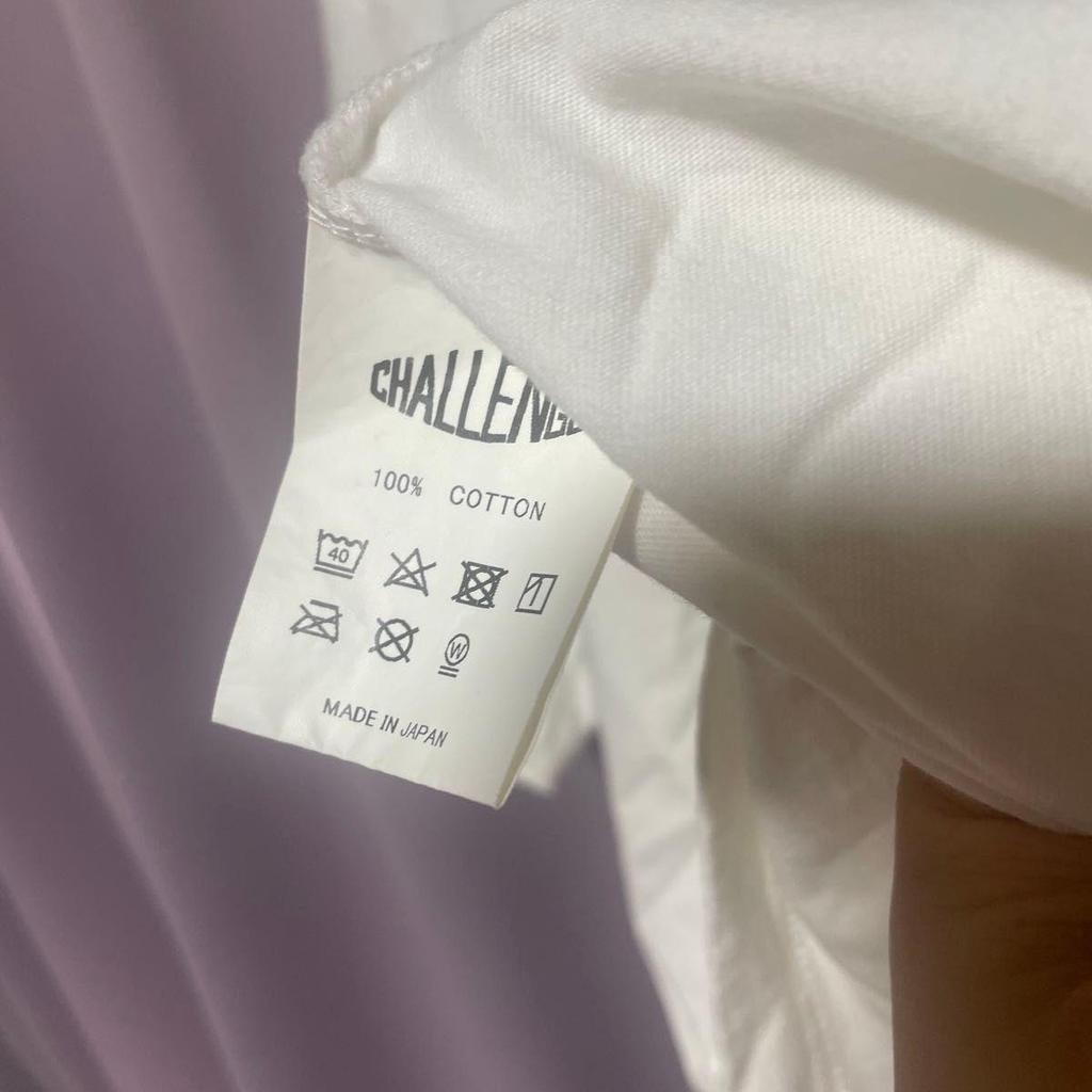 Used CHALLENGER Paisley Pattern Pocket T-shirt White