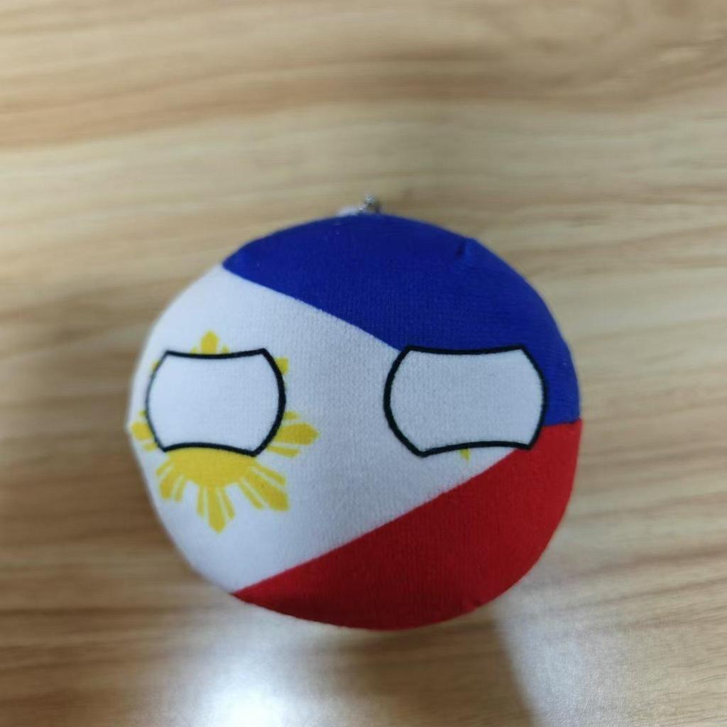 10cm Polandball Plysjleketøy Storbritannia Ukraina Tyskland Countryball Utstoppet Dukke Dekorasjon