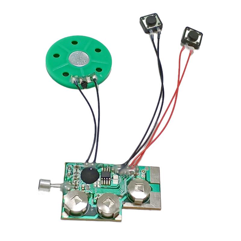 Sofort verfügbar 30-Sekunden Dual-Knopf Sound Recorder Spielzeugmodul
