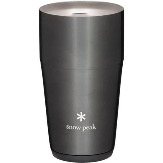 Snow Peak Thermo Tumbler 470 Limited Edition Vacuum Insulation Cold Heat Retention Compact Storage Raster Black