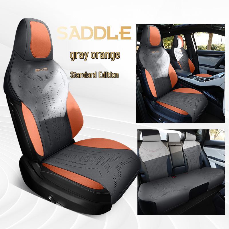 BYD Song PLUS Semi-Enclosed Suede Car Seat Cushion - Universal Saddle Pad for All Seasons