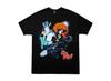 Geeks Rule X Captain Harlock Silkscreen Printing T Shirt Black Cotton Japan New
