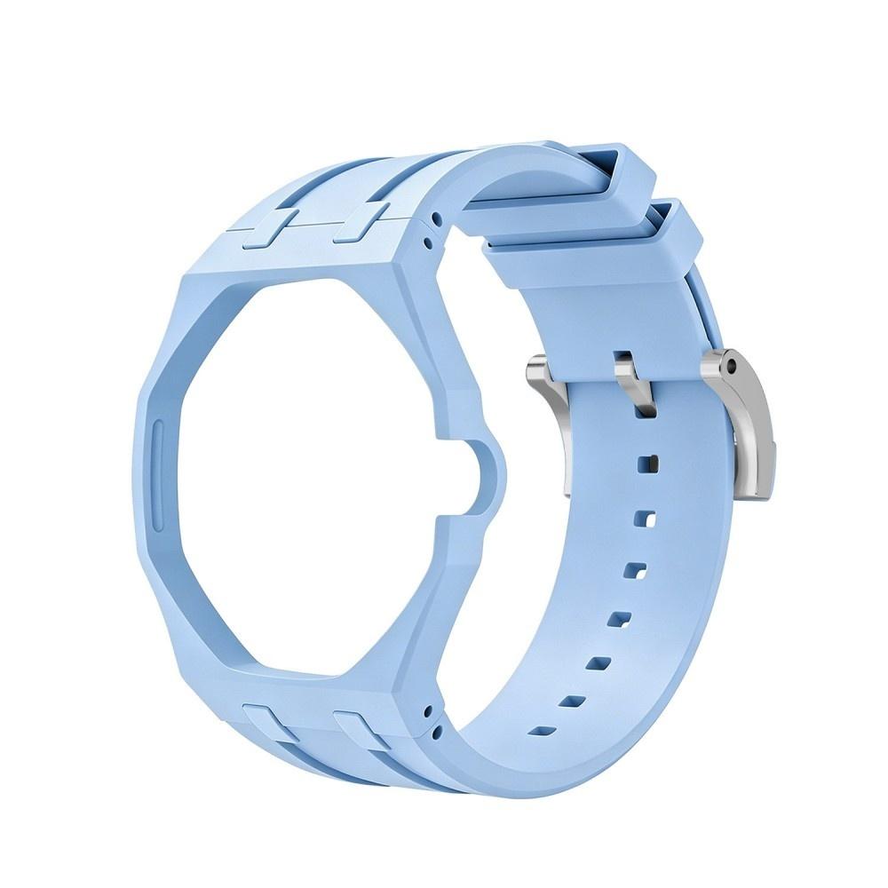Tri-Color Integrated Silicone Watch Strap Mod