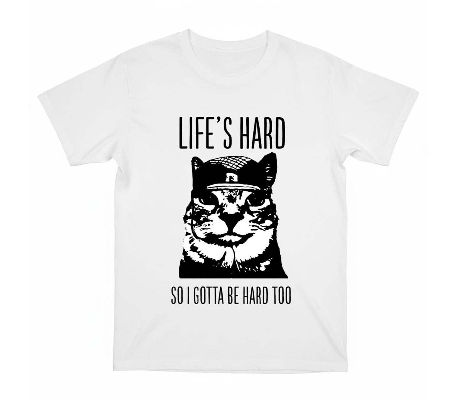 Hard kitten •Funny cat shirt •Cat meme shirt •Cat lover Gift •Silly Cats Shirt •Silly Kitten Tshirt •Cute Kitten Tee •Cat Mom Dad Gift XL