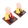 Solar Kleine Mönchsfigur Lustiges Nickendes Lichtsensor Energiesparend Solar Kleine Mönchsornament für H