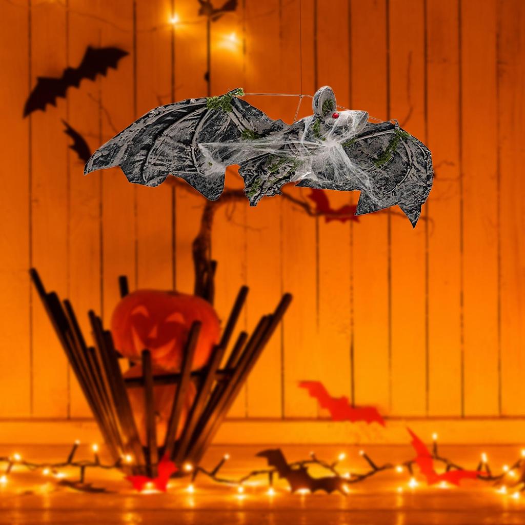 Halloween Bat Decoration Props Lifelike Prank Prop for Porch Outdoor Outside