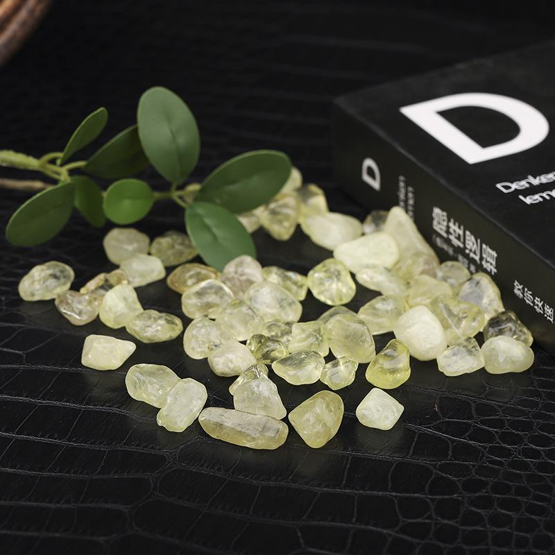 Lemon Yellow Natural Crystal Stone for Bonsai and Aromatherapy Decor