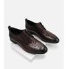 Men's English Style Pointed Toe Leather Shoes - Autumn/Winter Fashion, Soft Sole, Genuine Leather, Business Formal & Trendy.