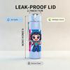 1PC Colorful Girl Characters 750ml Color Plastic Sports Water Bottle Leakproof Flip Straw Lid Suitable for Sports Office Home Use