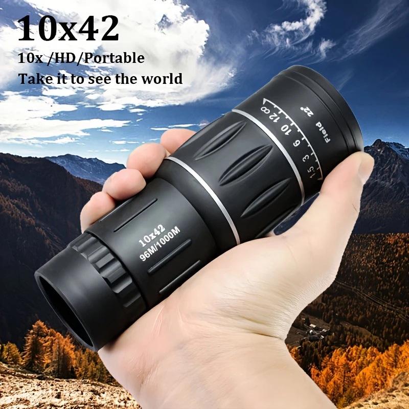 16x52 HD Dual-Adjustment Straight-Barrel Outdoor Monocular Telescope