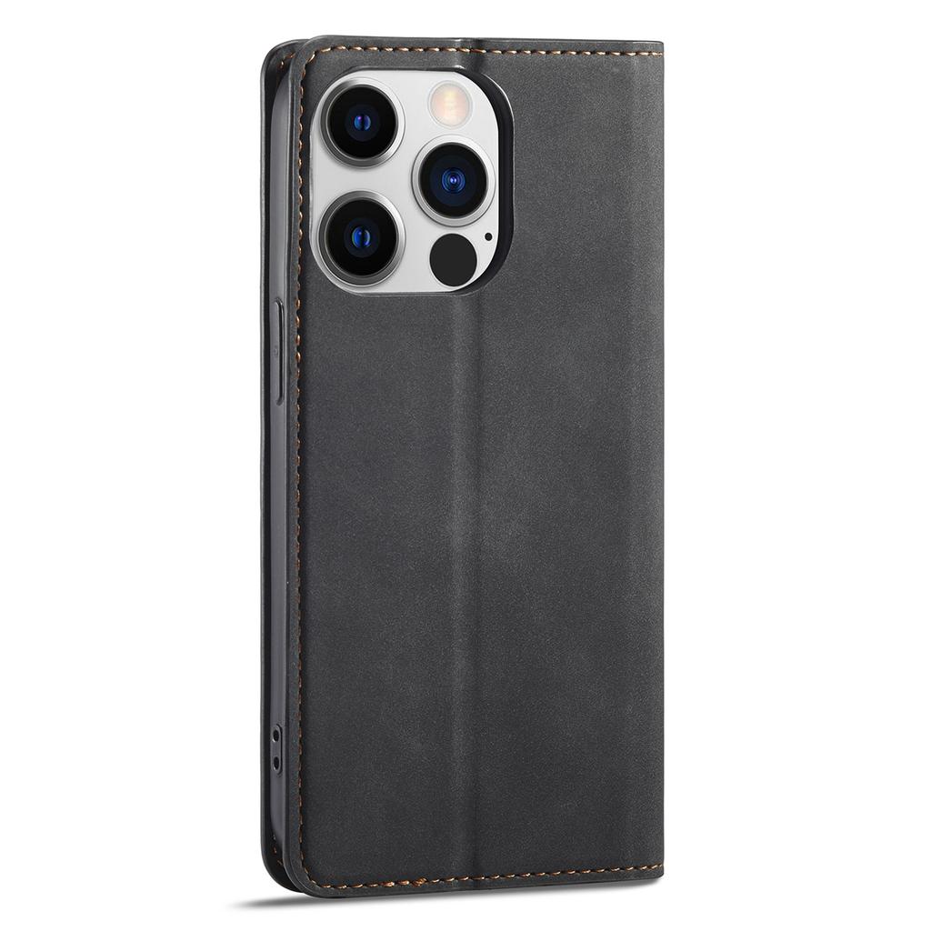 FORWENW Anti-drop Phone Case for iPhone 14 Pro Max,Skin-touch Phone Cover Stand Fantasy Series Leather Wallet Case