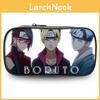 Naruto Boruto Anime Pouzdro na tužky Velkokapacitní Nylonový organizér na psací potřeby Pro teenagery a studenty