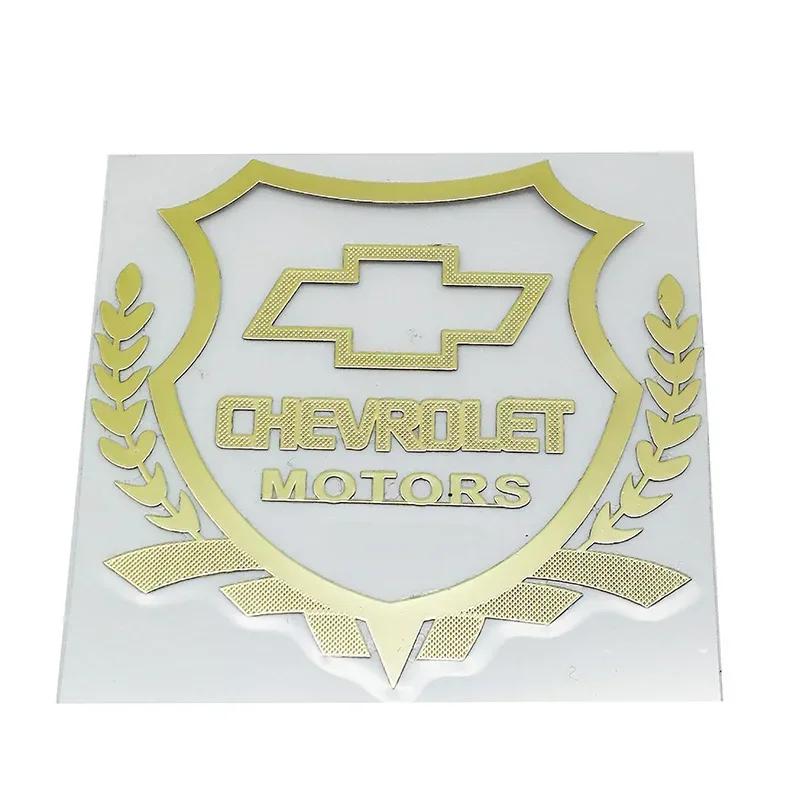 

Значок на автомобильное стекло для Chevrolet IMPALA AVEO CAPTIVA CRUZE EQUINOx LACETTI COLORADO MALIBU Водонепроницаемая наклейка Эмблема на задний багажник золотой