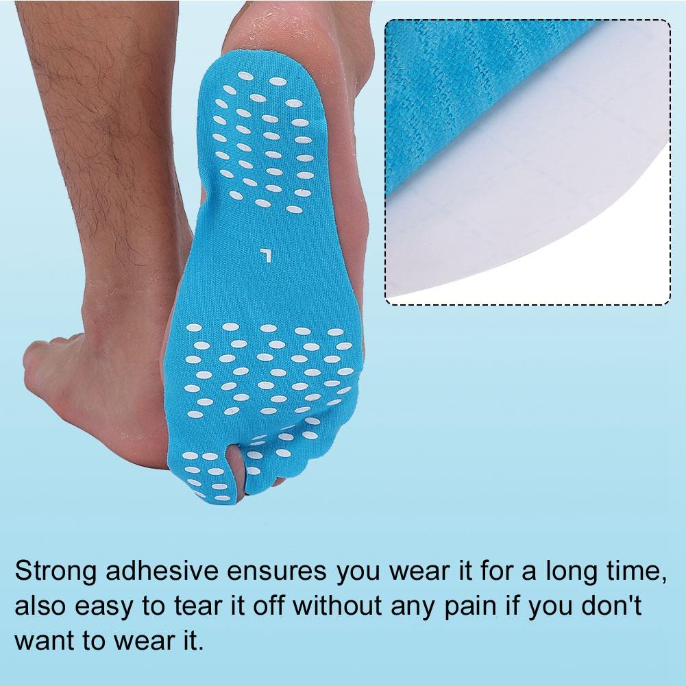 1 Pair Adhesive Anti slip Waterproof Heat Resistant Sticker Feet Pad for Outdoor Beach Summer
