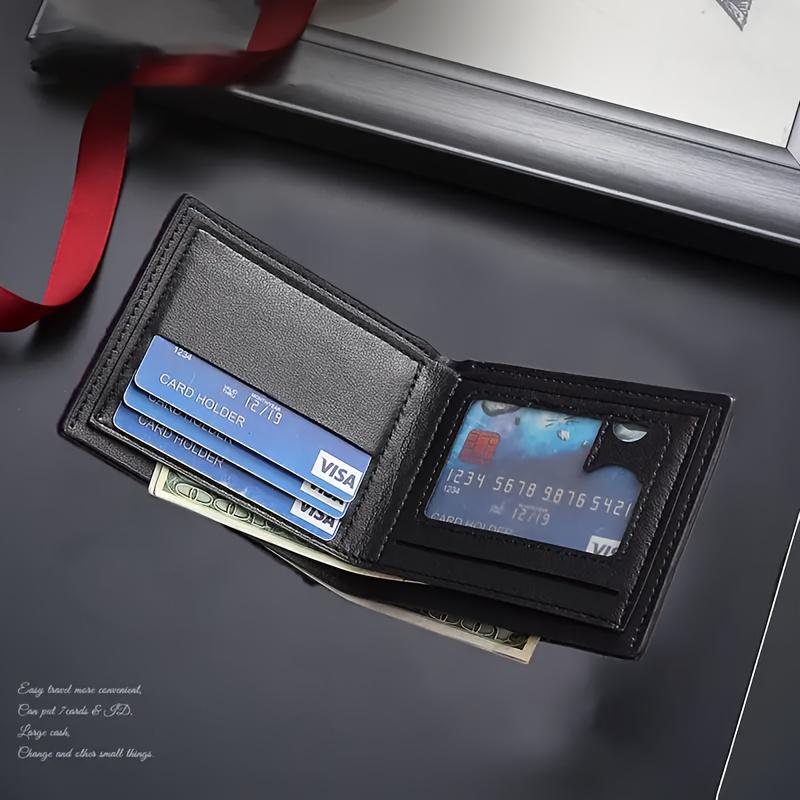 1pc Men's Large Capacity Ultra-Thin Wallet with Multiple Card Slots, Stylish & Durable, Ideal Gift for Men