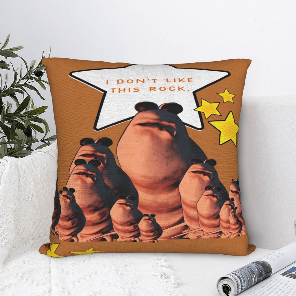 Funny Robert Help Marcus The Worm  Pillowcases  Retro Trendy Pillow Case For Office Car Home Decor Comfy Pillow Cover